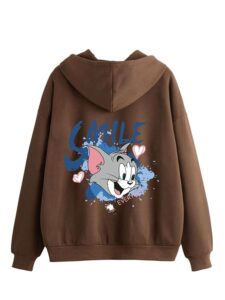 Tagas Women's Fleece Seasonal Basic Hooded Sweatshirt