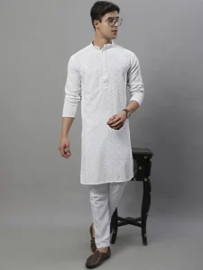 Men Viscose Rayon Kurta Pyjama Set