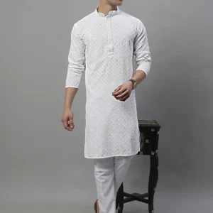 Men Viscose Rayon Kurta Pyjama Set